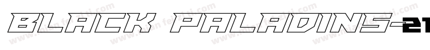 Black Paladins字体转换